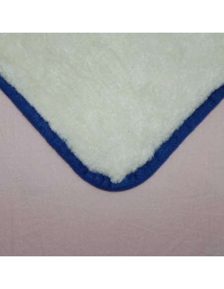 Spjälsäng madrass i ull Babysängmadrass blå